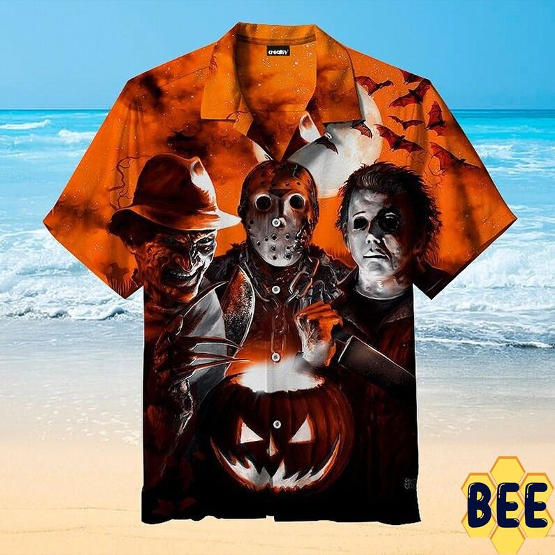 Sceaming Funny Halloween Trending Hawaiian Shirt