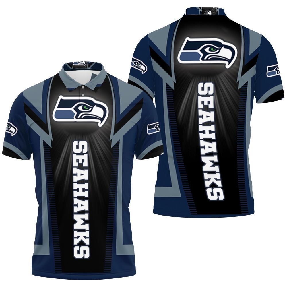 Seattle Seahawks For Fans 3D All Over Print Polo Shirt