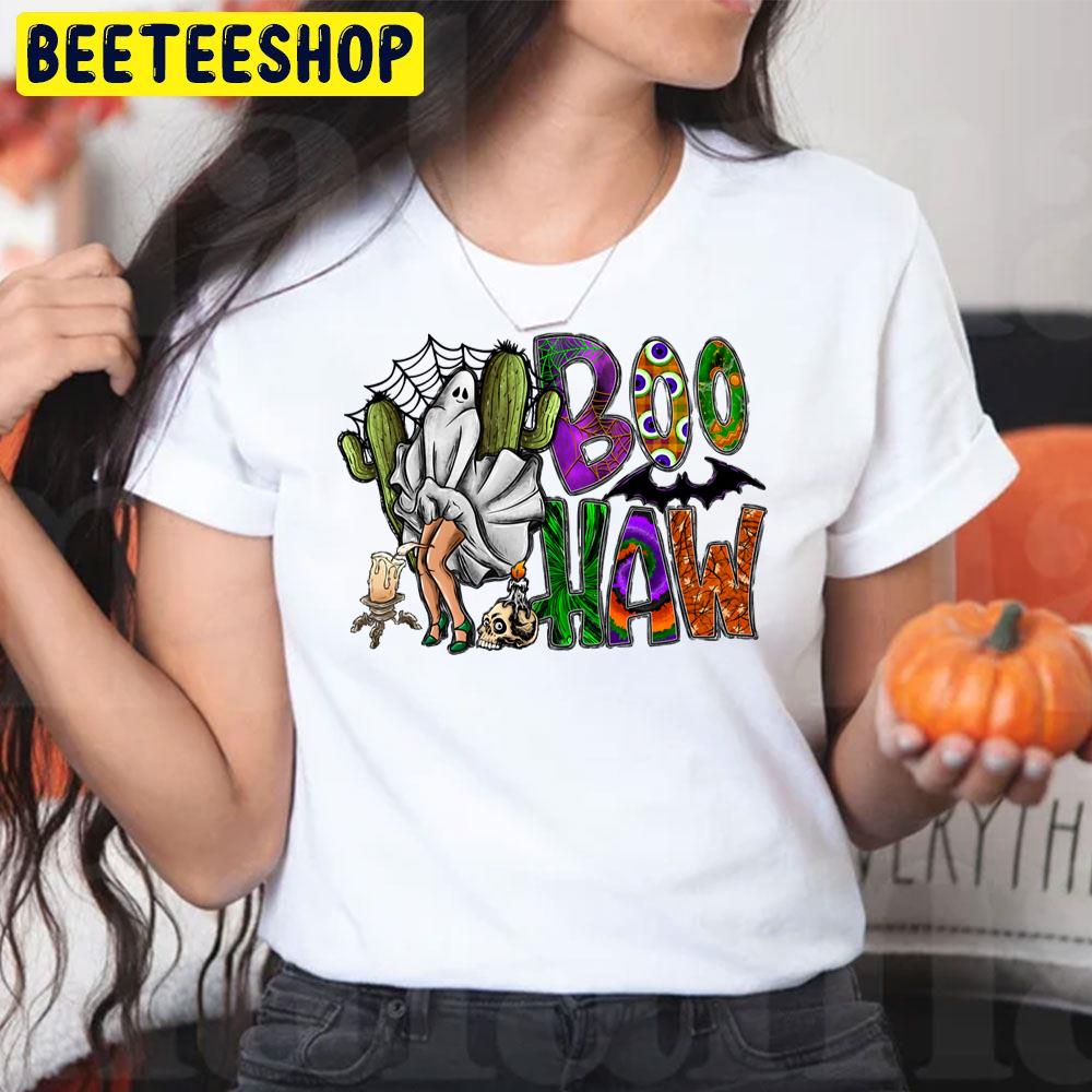 Sexy Ghost Boo Haw Halloween Trending Unisex T-Shirt