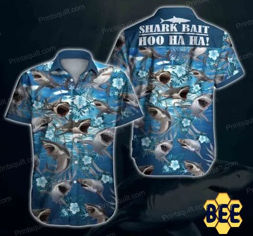 Shark Bait Hoo Ha Ha Trending Hawaiian Shirt