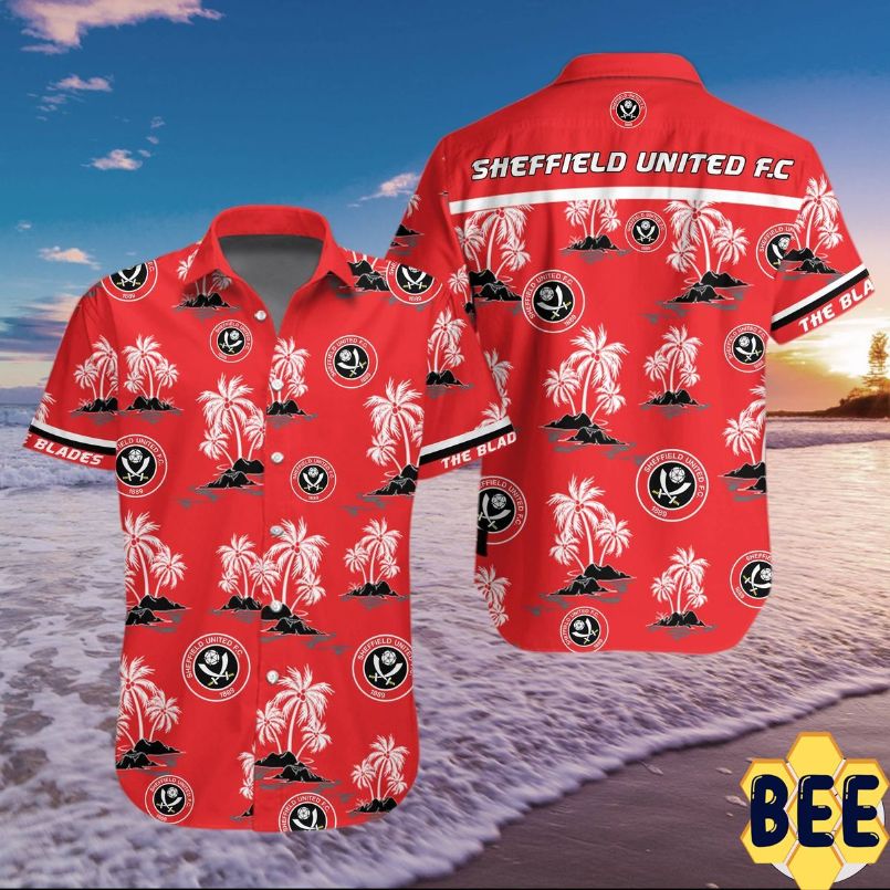 Sheffield United F.C Tropical Flower Trending Hawaiian Shirt