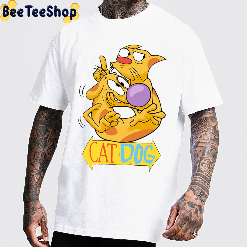 Shhh Movie Funny Catdog Cartoon Cute Trending Unisex T-Shirt