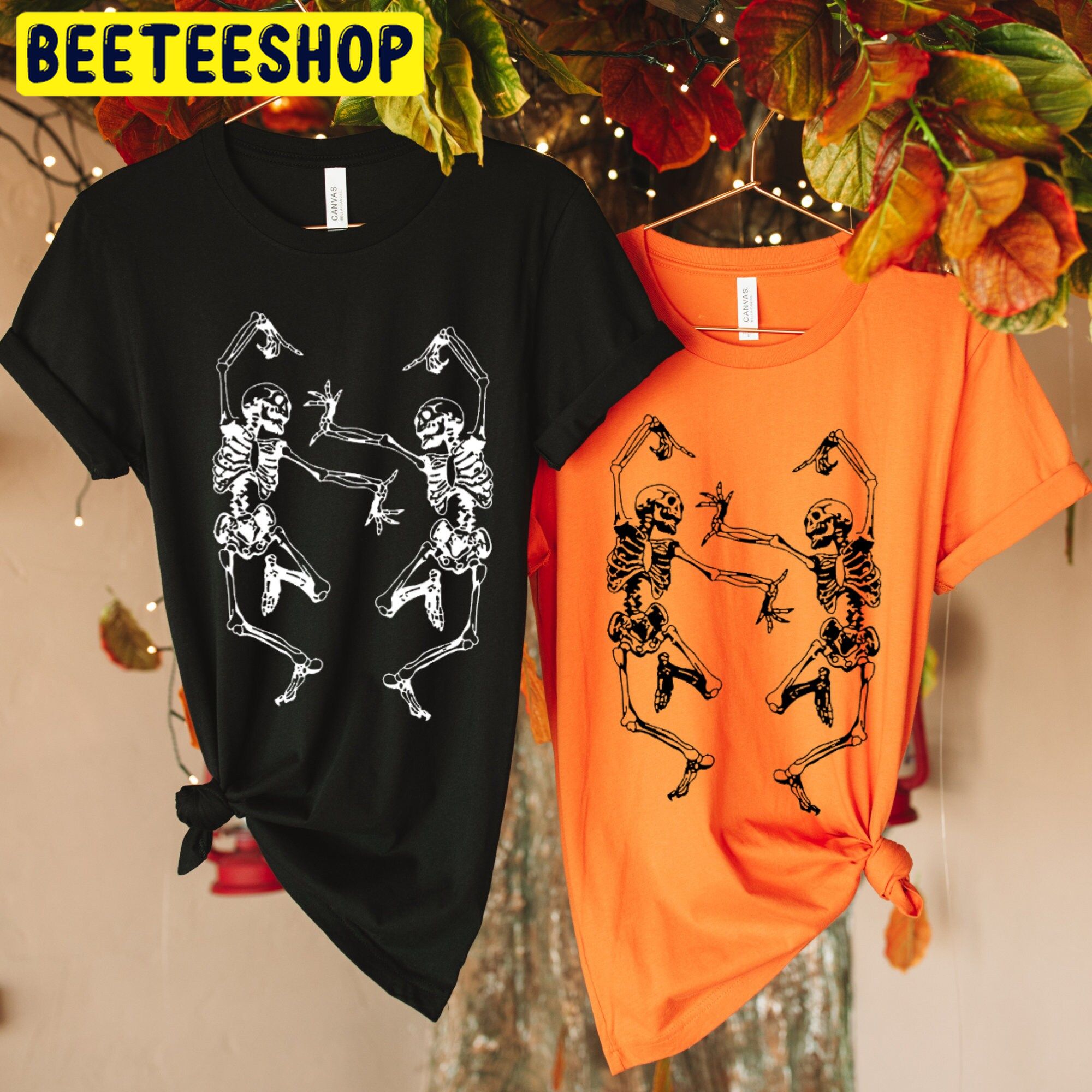 Skeleton Dance Halloween Unisex T-Shirt