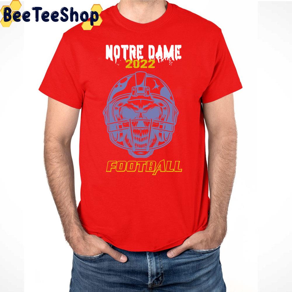 Skull Art Notre Dame Football 2022 Trending Unisex T-Shirt