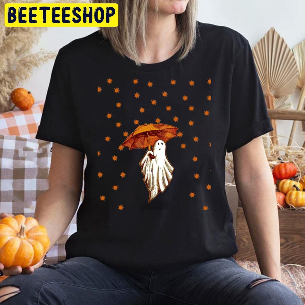 Small Umbrella Ghost Halloween Unisex T-Shirt