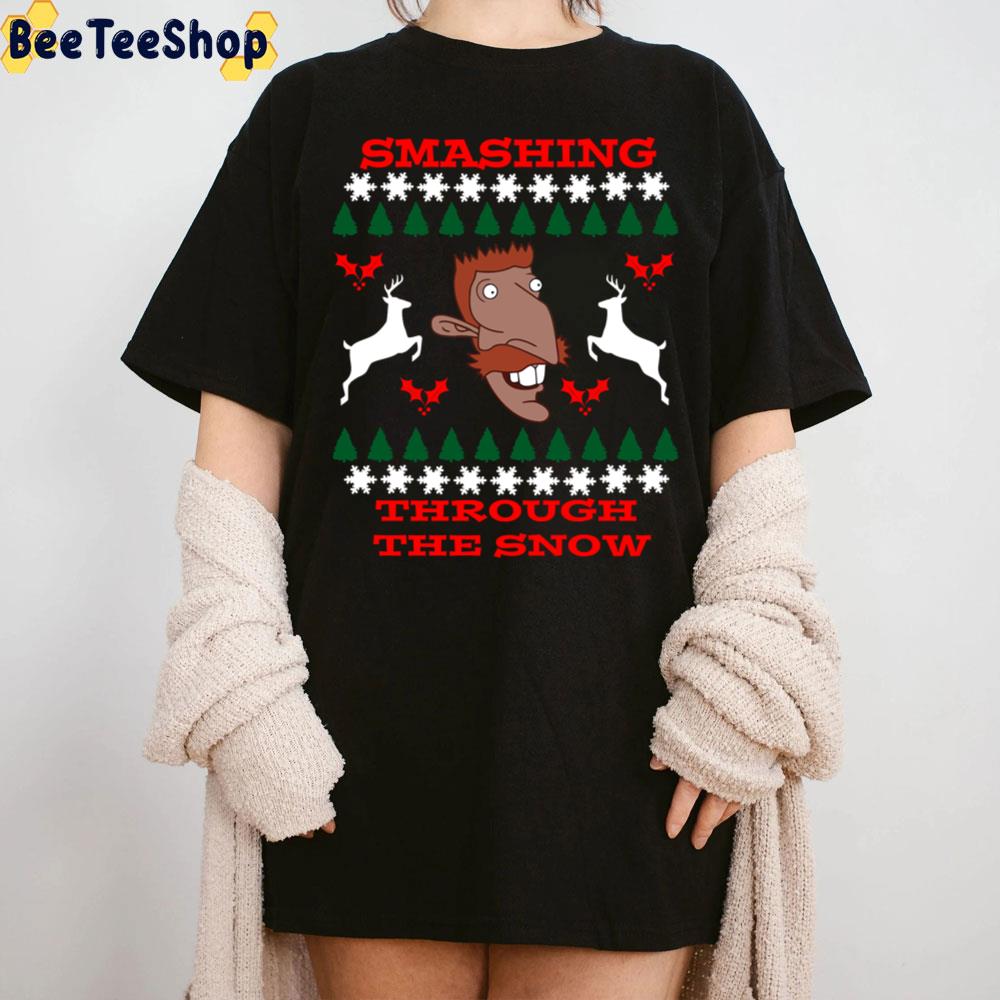 Smashing Through The Snow Nigel Thornberry Christmas Trending Unisex T-Shirt