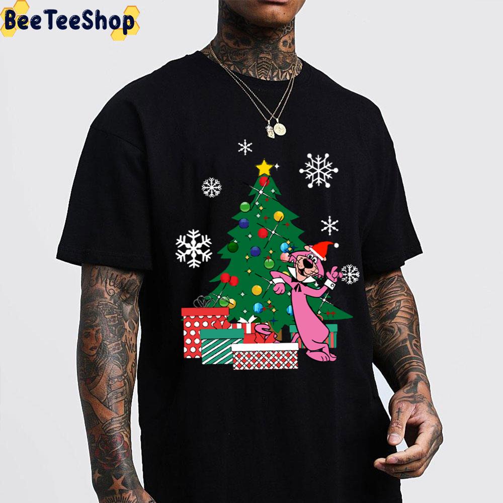 Snagglepuss Around The Christmas Tree Trending Unisex T-Shirt