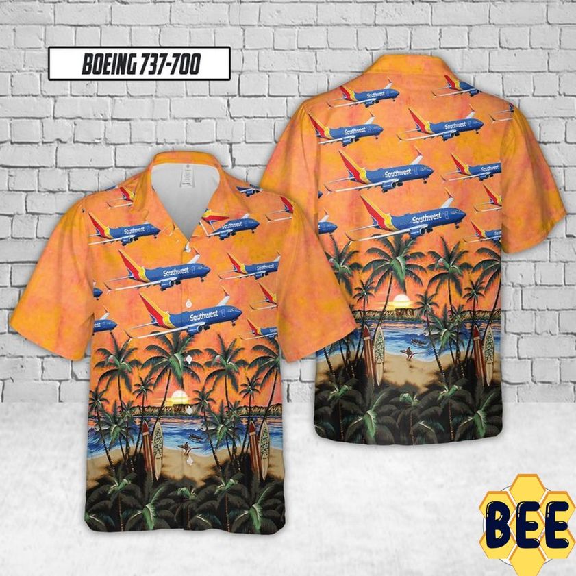 Southwest Airlines Boeing 737-700 Trending Hawaiian Shirt