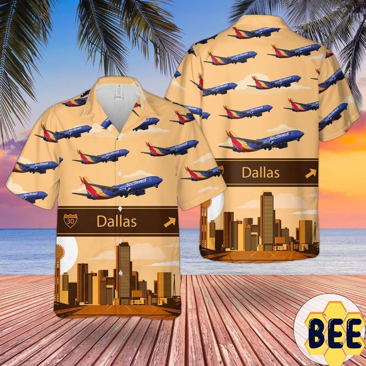 Southwest Airlines Boeing 737-800 Trending Hawaiian Shirt