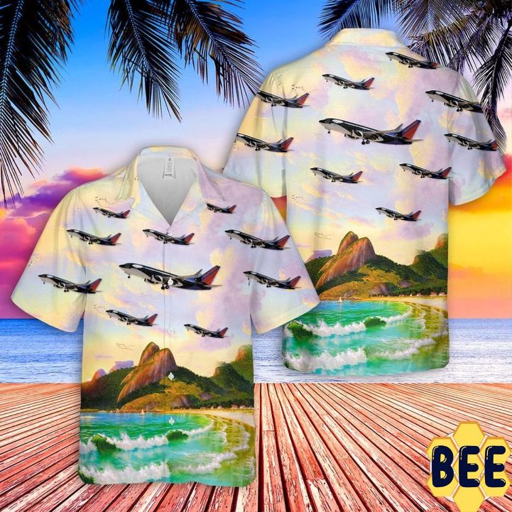 Southwest Airlines “shamu” Boeing 737-7h4 Trending Hawaiian Shirt