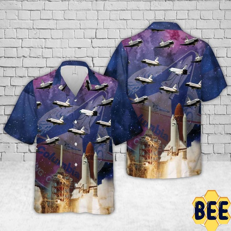 Space Shuttle Columbia Trending Hawaiian Shirt