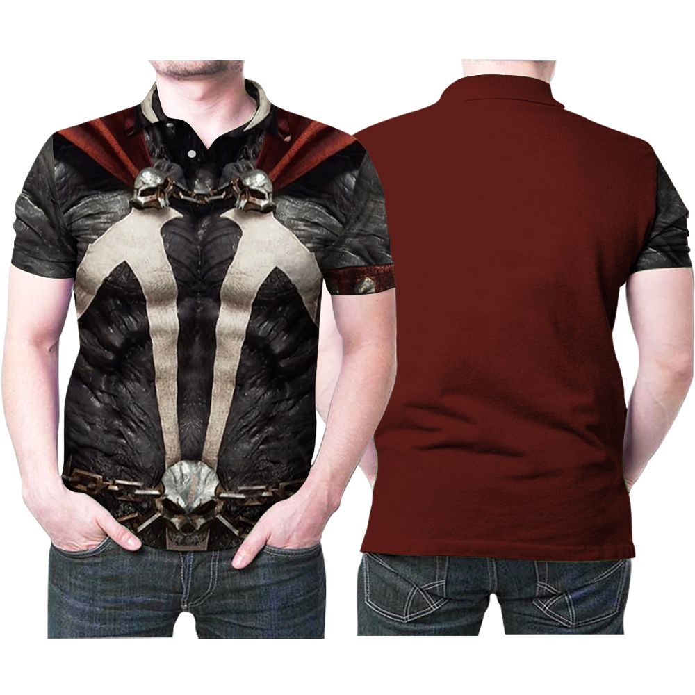 Spawn Fictional Hero Warrior 3D All Over Print Polo Shirt