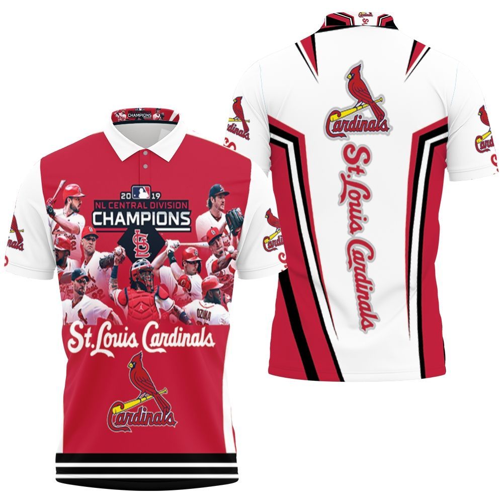 St Louis Cardinals 2019 Nl Central Champions 3D All Over Print Polo ...
