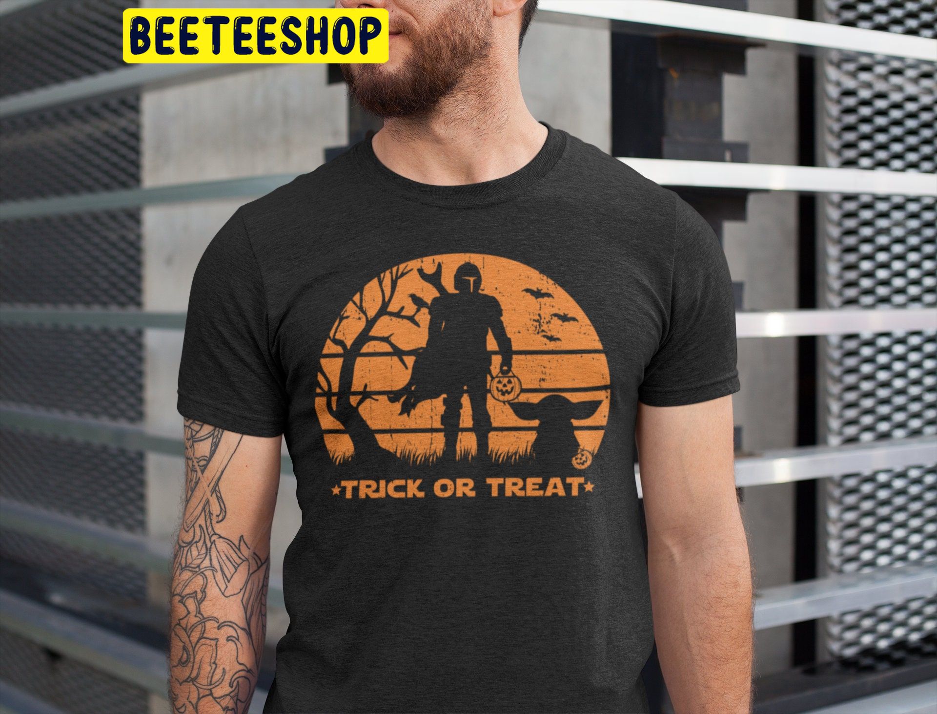 Star Wars Mandalorian Trick Or Treat Halloween Unisex T-Shirt