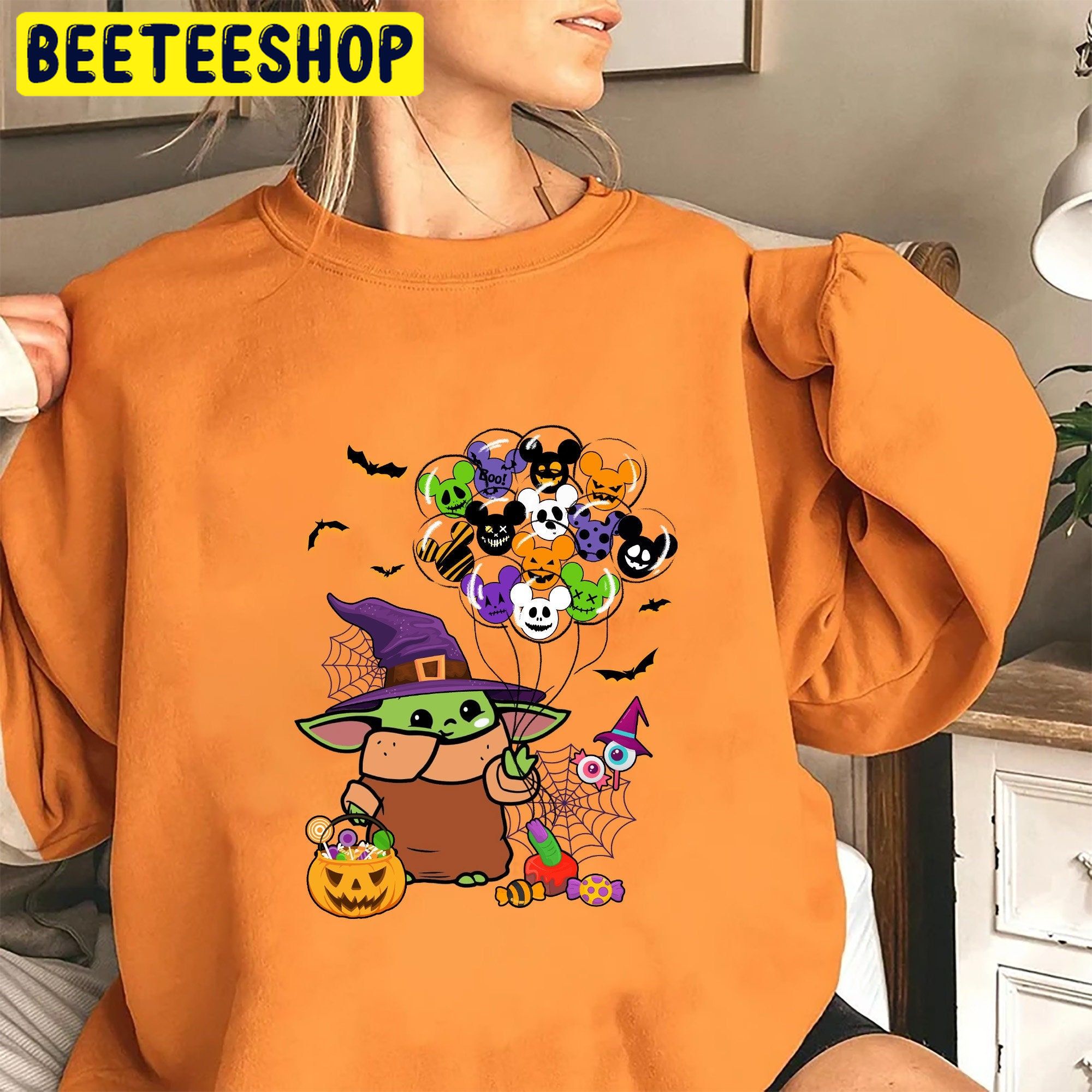 Star Wars Mickey Disney Balloon And Candy Halloween Unisex Sweatshirt