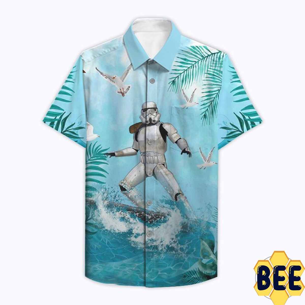 Star Wars Stormtrooper Surfing Trending Hawaiian Shirt