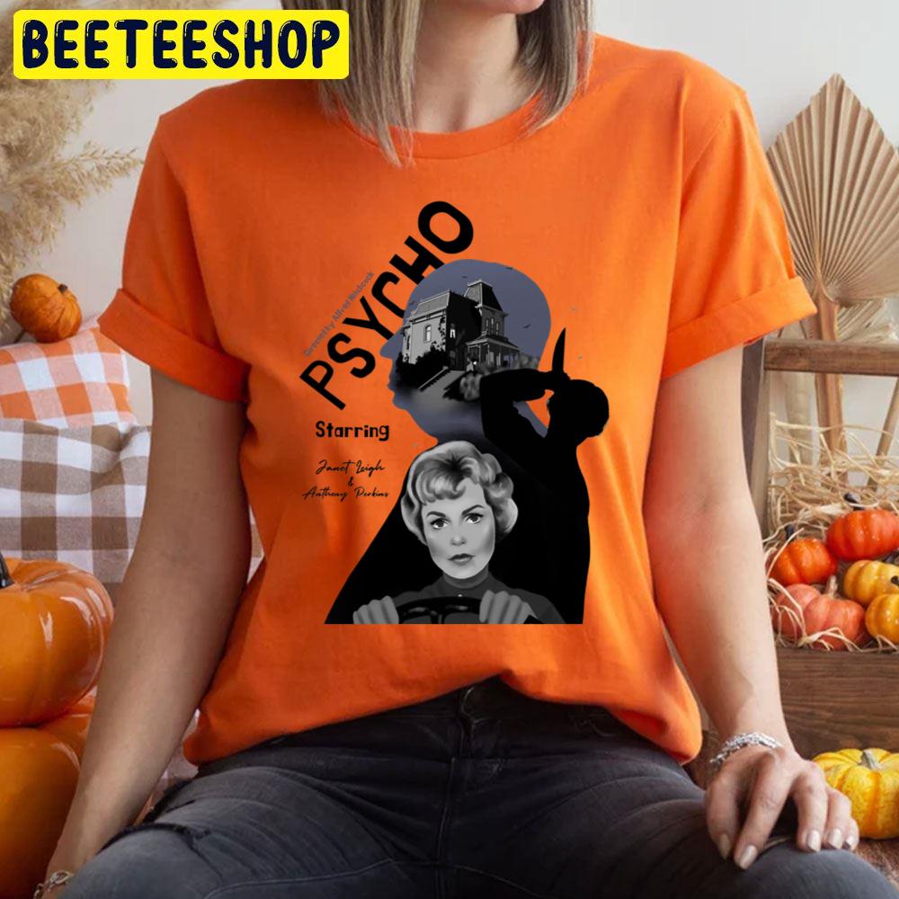 Starring Psycho ‘60 Halloween Trending Unisex T-Shirt