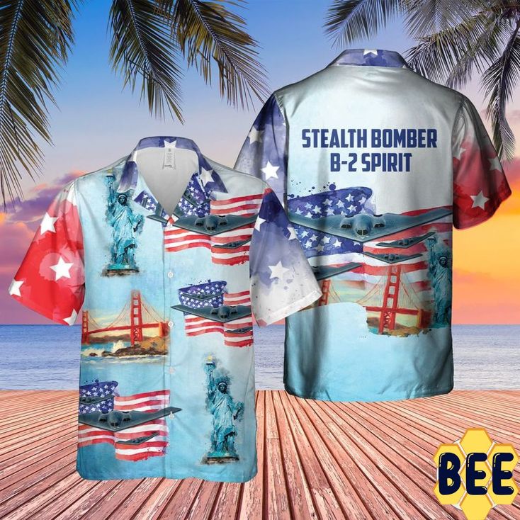 Stealth Bomber B-2 Spirit Trending Hawaiian Shirt