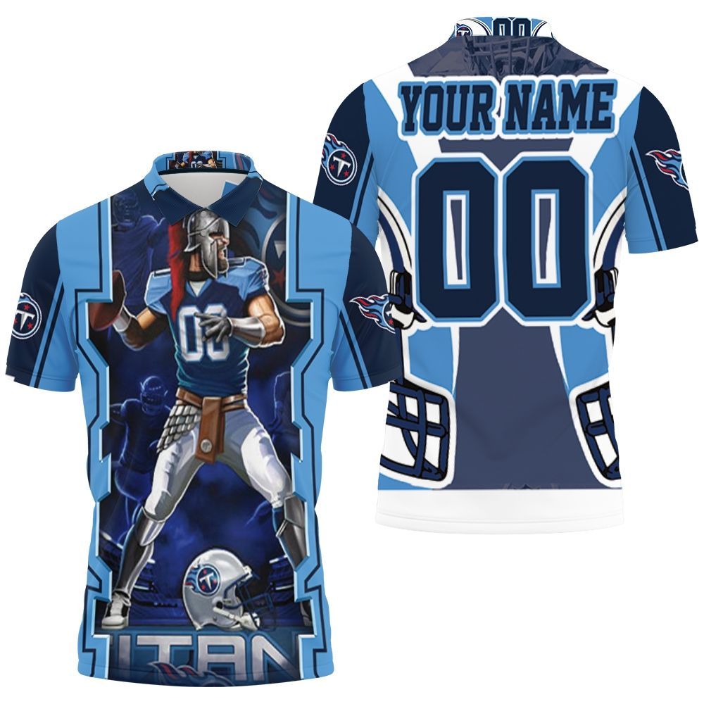 Stephen Gostkowski 03 Tennessee Titans 2021 Super Bowl Afc South Division Champions Personalized 3D All Over Print Polo Shirt