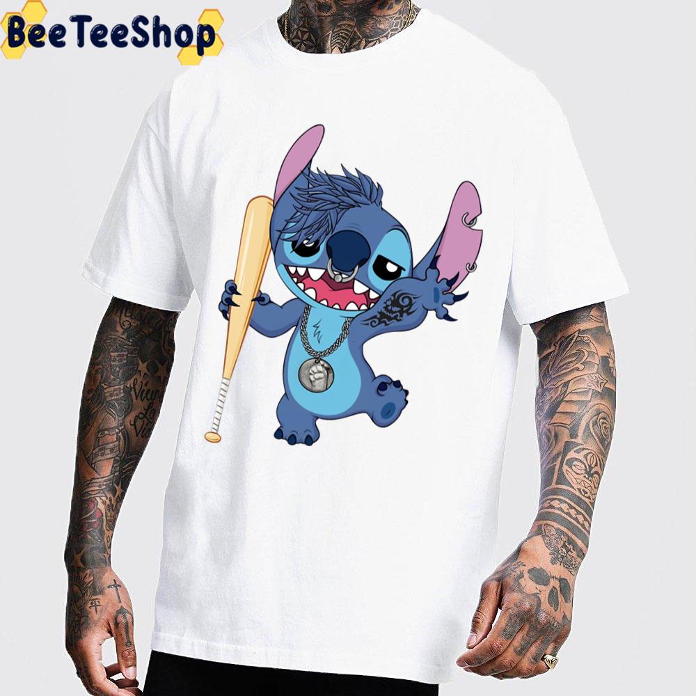 Stitch Baseball Player Trending Unisex T-Shirt