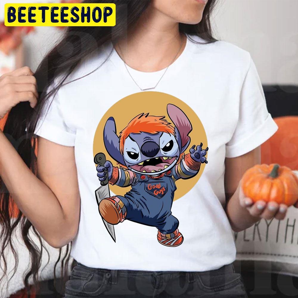 Stitch Chucky Funny Halloween Trending Unisex T-Shirt