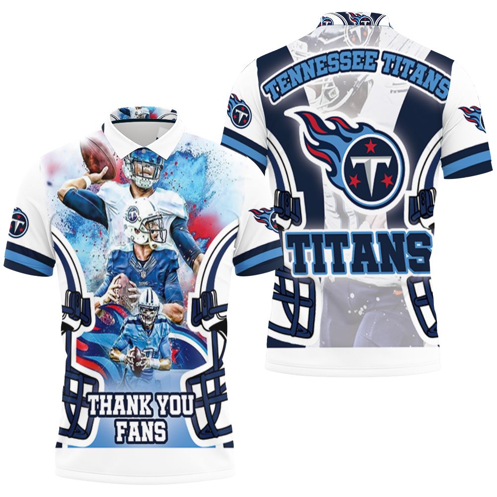 Super Bowl 2021 Tennessee Titans Afc South Division Champions For Fans 3D All Over Print Polo Shirt