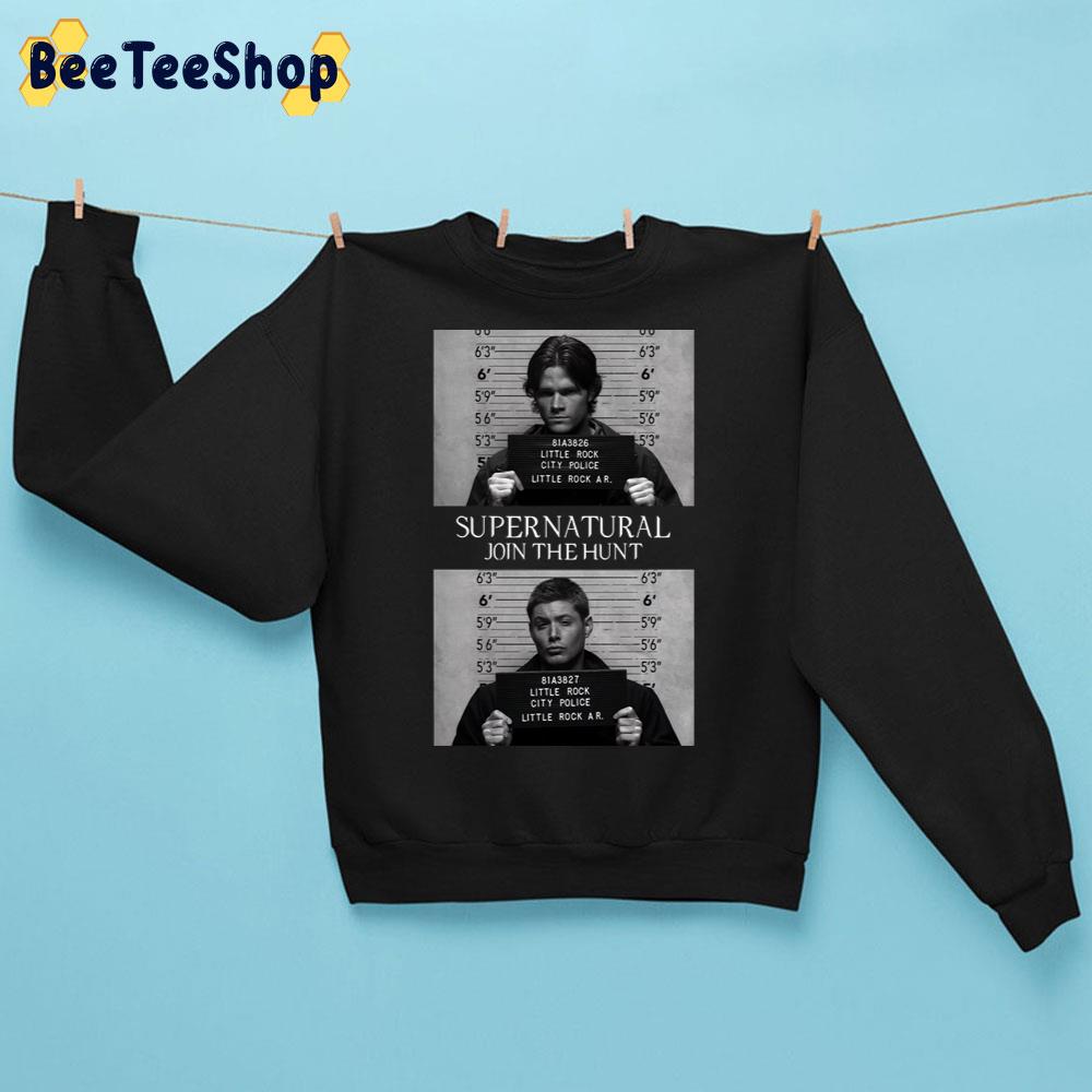 Supernatural Join The Hunt Mugshot’s Unisex Sweatshirt