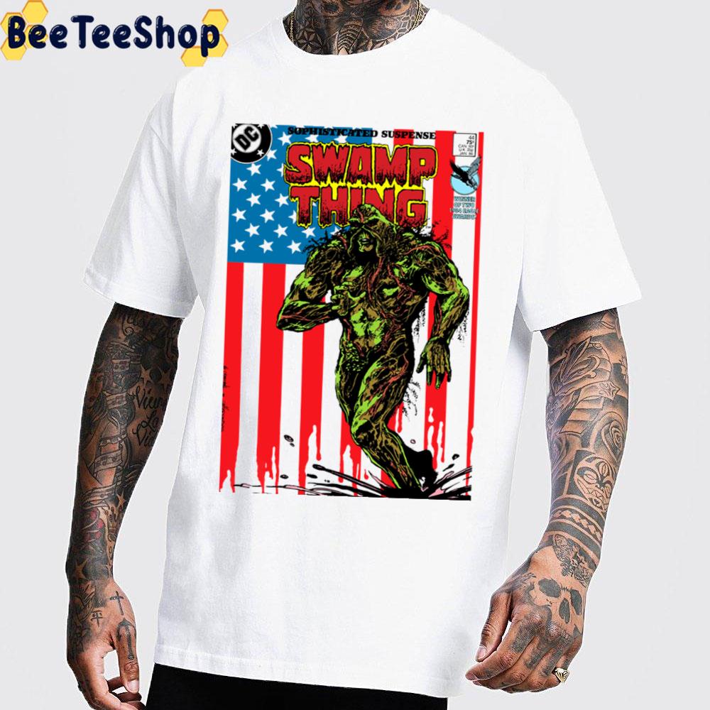 Swamp Thing America Flag Trending Unisex T-Shirt