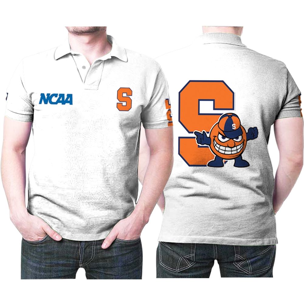 Syracuse Orange Ncaa 3d 3D All Over Print Polo Shirt