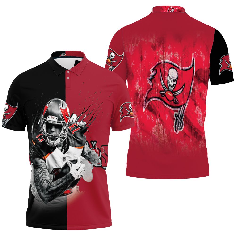 Tampa Bay Buccaneers Logo Best Player 3D All Over Print Polo Shirt