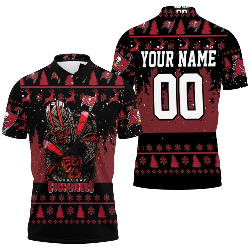 Tampa Bay Buccaneers Siege The Day Christmas Personalized 3D All Over Print Polo Shirt