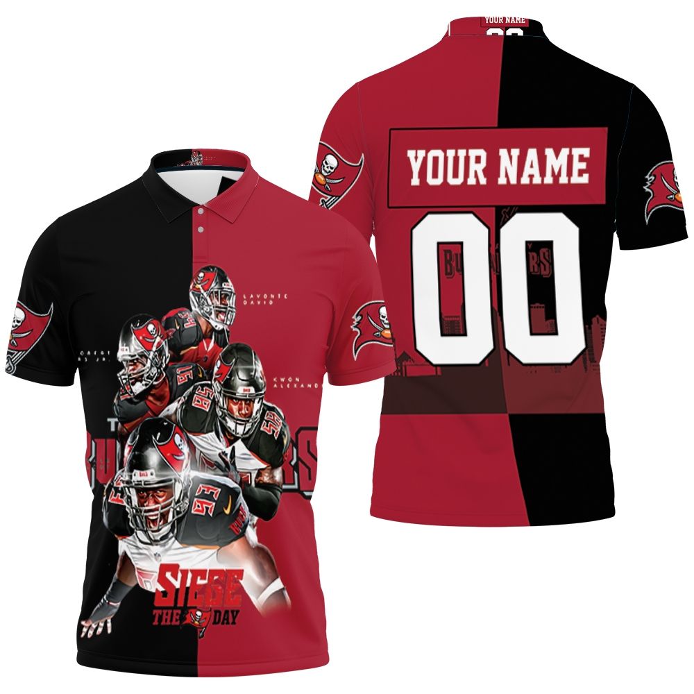 Tampa Bay Buccaneers Siege The Day Personalized 3D All Over Print Polo Shirt