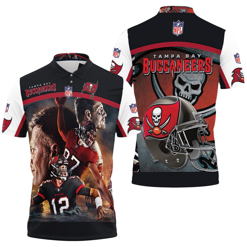 Tampa Bay Buccaneers Super Bowl 2021 Nfc South Divison Champions 3D All Over Print Polo Shirt