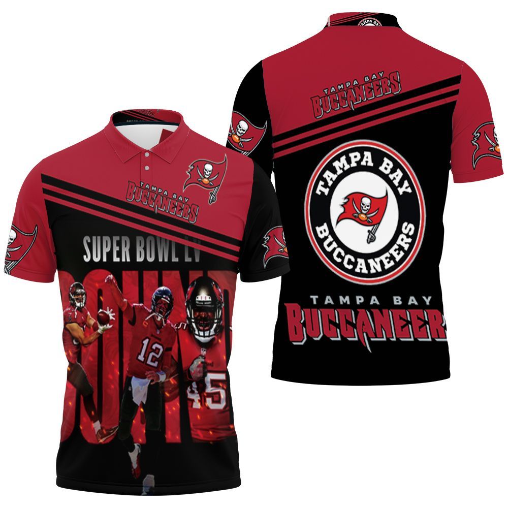 Tampa Bay Buccaneers Super Bowl Liv Champions 3D All Over Print Polo Shirt