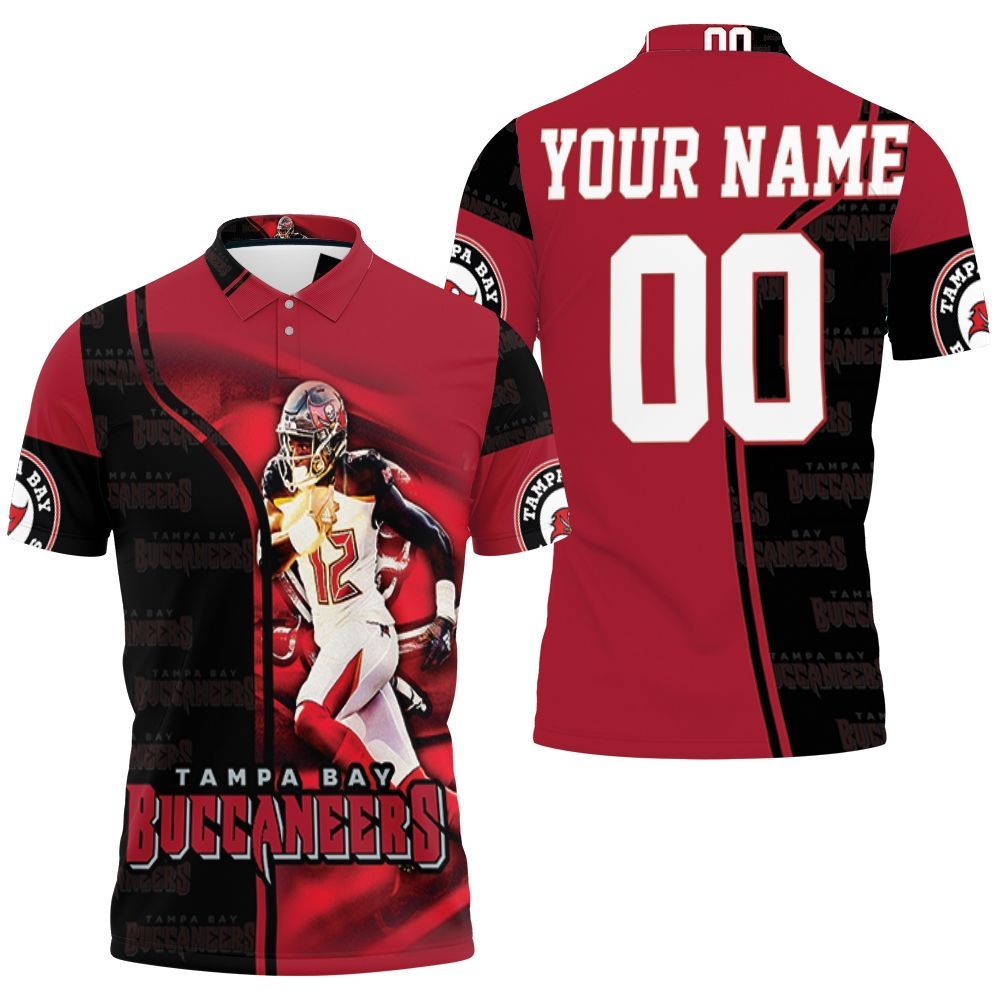 Tampa Bay Buccaneers Tom Brady Running 12 Legend Personalized 3D All ...
