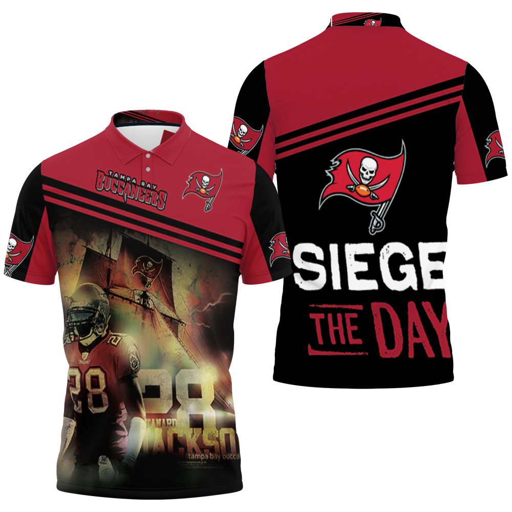 Tampa Bay Buccaneers Vernon Hargreaves Siege The Day 3D All Over Print Polo Shirt