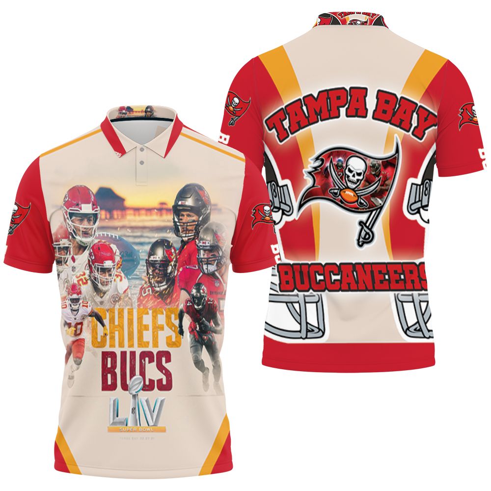 Tampa Bay Buccaneers Win 2021 Super Bowl Champions 3D All Over Print Polo Shirt