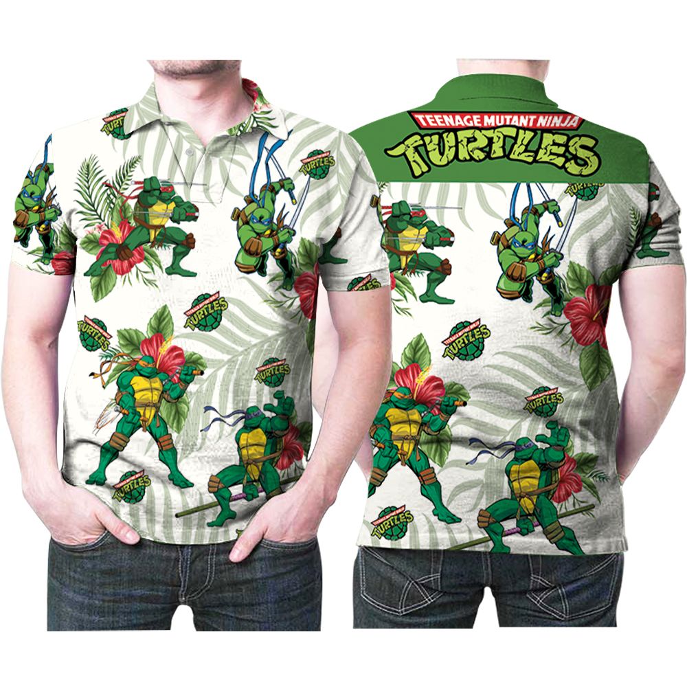 Teenage Mutant Ninja Turtles Fictional Universe Hawaii Cartoon Movie Lovers Polo Shirt