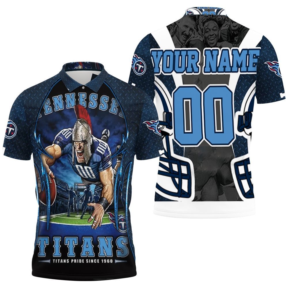 Tennessee Titans Pride Since 1960 Afc South Champions Super Bowl 2021 Personalized 3D All Over Print Polo Shirt