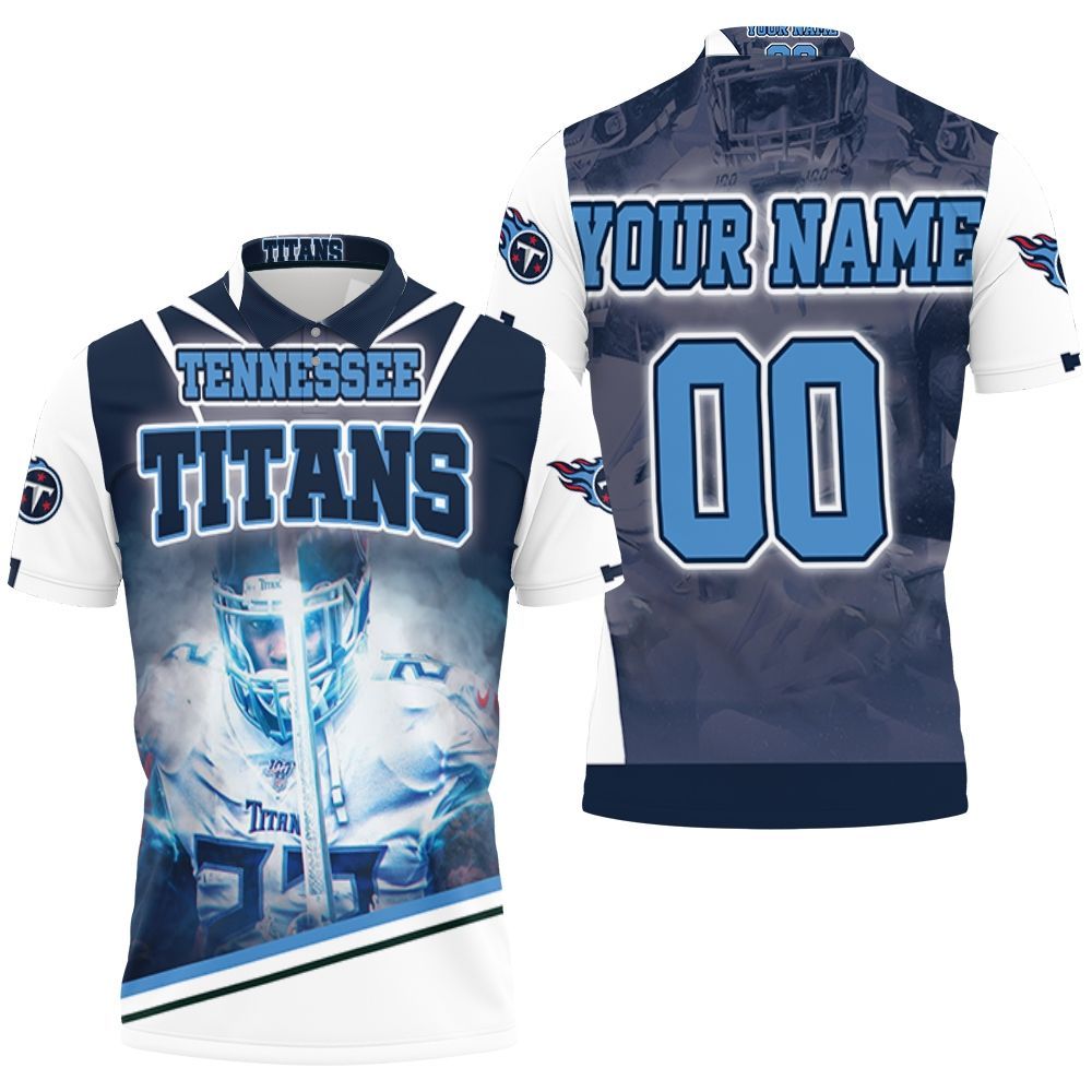 Tennessee Titans Super Bowl 2021 Afc South Division Logo Personalized 3D All Over Print Polo Shirt