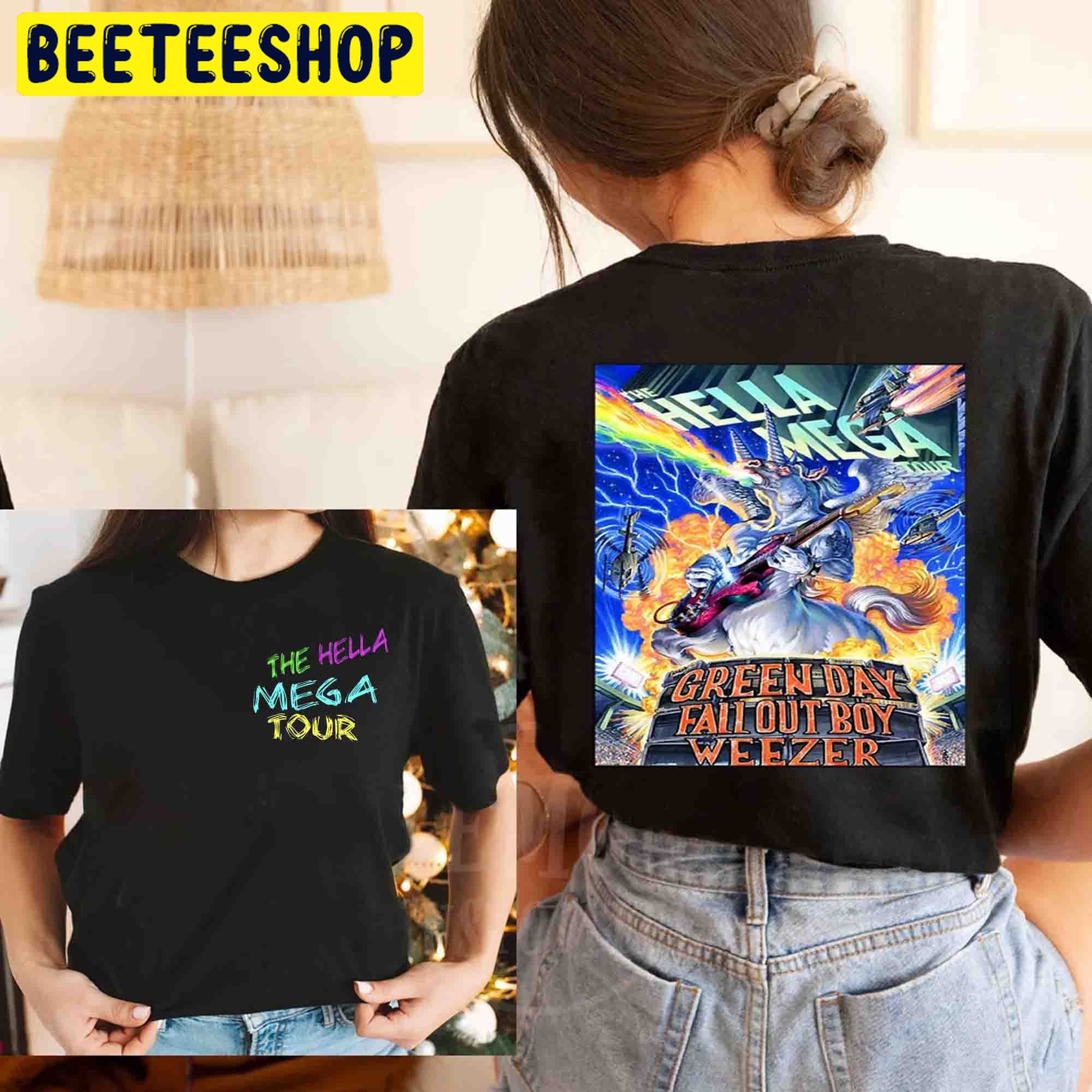 The Hella Mega Tour 2022 Art Double Side Unisex T-Shirt