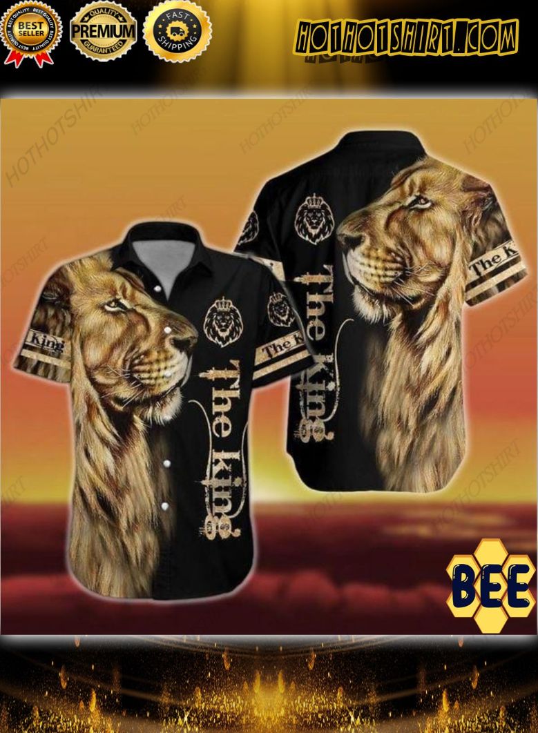 The King Lion Black Trending Hawaiian Shirt