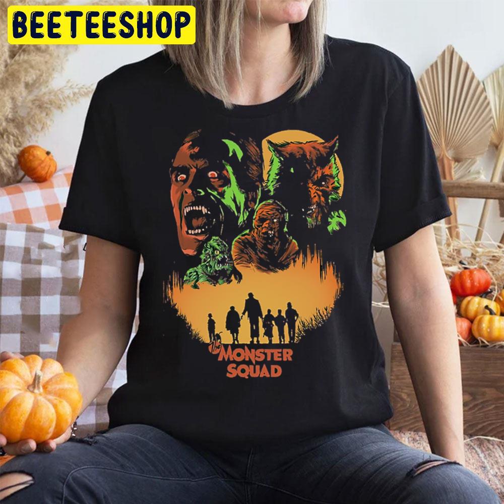 The Monster Squad Retro Art Halloween Movie Unisex T-Shirt