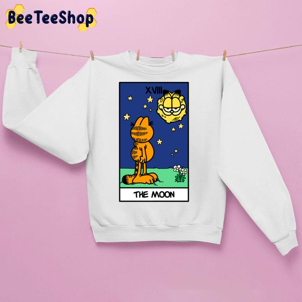 The Moon Tarot Card But It’s Garfield Trending Unisex Sweatshirt