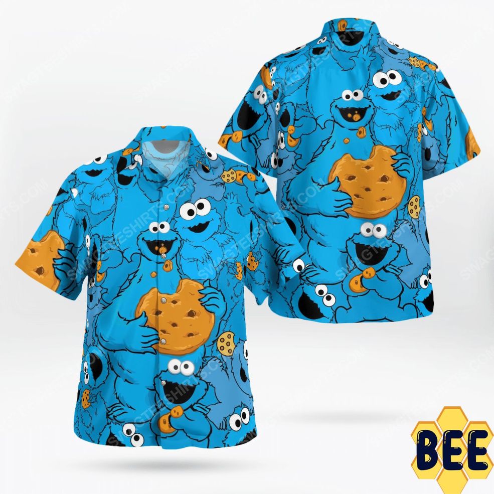 The Muppet Show Cookie Monster Tropical Trending Hawaiian Shirt