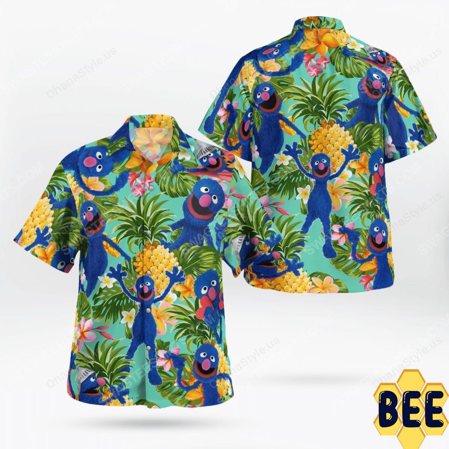 The Muppet Show Grover Tropical Trending Hawaiian Shirt