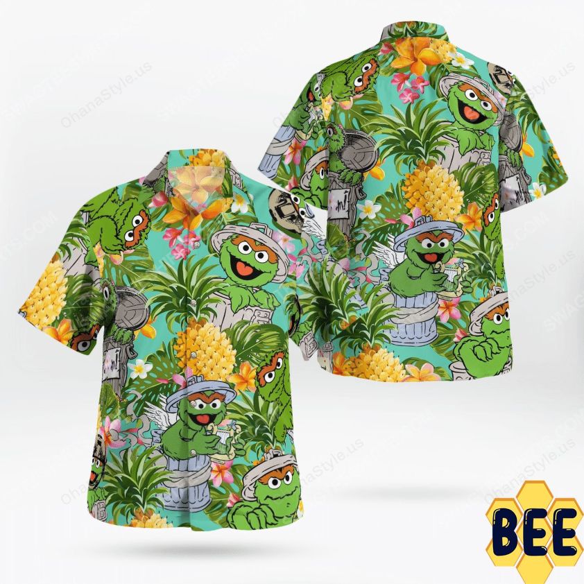 The Muppet Show Oscar The Grouch Trending Hawaiian Shirt