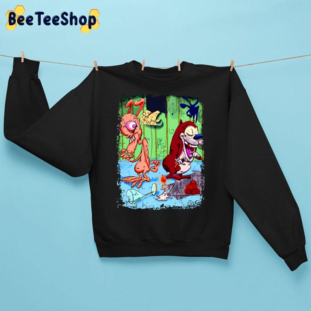 The Ren And Stimpy Show Creepy Trending Unisex Sweatshirt