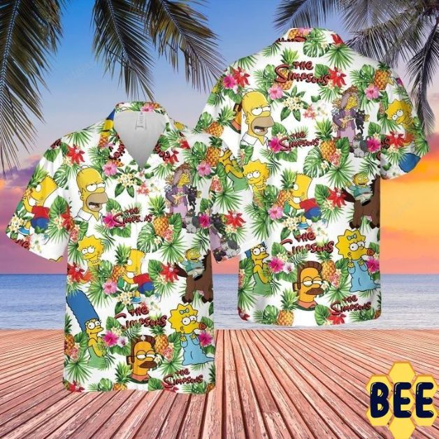 The Simpsons Tropical Trending Hawaiian Shirt