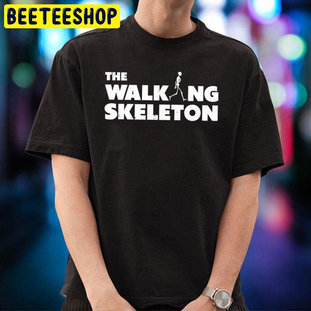 The Walking Skeleton Halloween Unisex T-Shirt